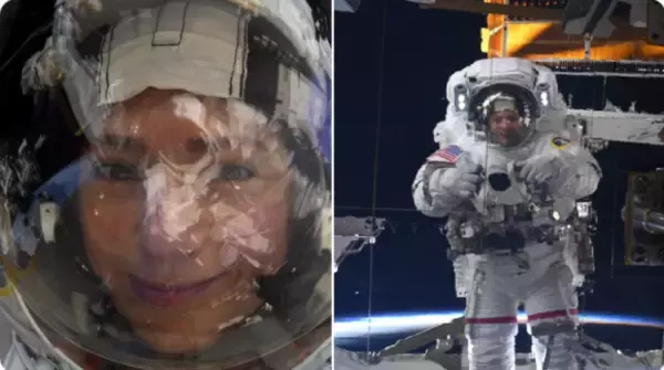 かわいい！スペースステーションの反射を利用した、女性宇宙飛行士の自撮り写真が公開される