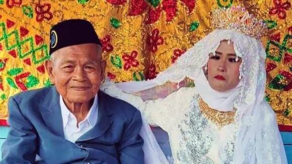 年の差76歳 103歳男性が27歳女性とお見合い結婚 インドネシア