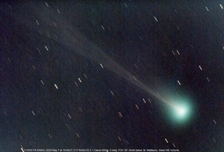天体ショーか？新たに発見された「スワン彗星」、5月27日に近日点を通過予定。3～5等前後まで明るくなると予想