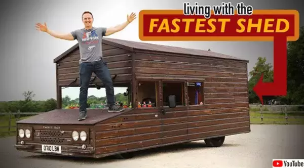 時速129キロ！世界最速の物置が爆誕（イギリス）