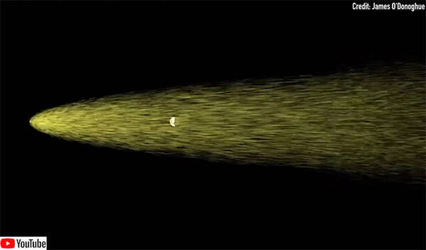 知ってた 月にも彗星のような尾があり 新月の日に長いオレンジ色の尾をたなびかせている 21年3月18日 エキサイトニュース