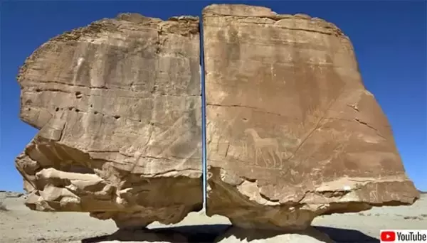 オーパーツ疑惑すら浮上した精巧に分断されたサウジアラビアの巨石の謎、自然現象である可能性