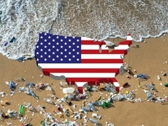 世界一海にプラスチックごみを排出している国はアメリカ