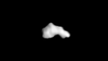 3つの塊がつながった小惑星が太陽系で初めて発見される。衛星まで連れていた