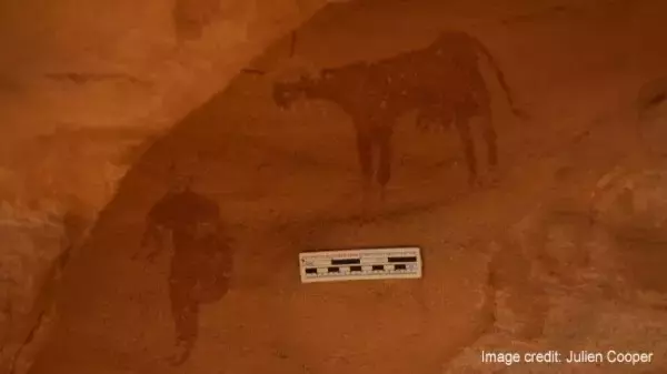 サハラ砂漠は緑豊かな場所だった。4000年前の岩絵に牛の姿