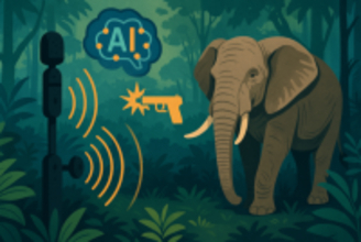 AIが銃声を識別、密猟者の居場所を正確に特定する監視システムを開発中