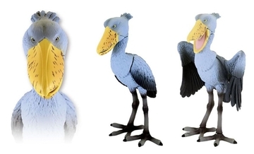 ハシビロコウ増殖計画がはかどる。首が動くフィギュアがカプセルトイで販売中