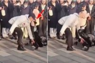 転倒からの暴走？ヒューマノイドロボットが人間の鼻を蹴り上げ物議