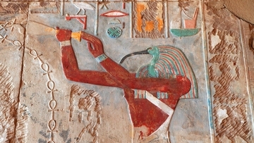 古代エジプト月の神トート。トキとヒヒの2種の動物で描かれた理由が明らかに