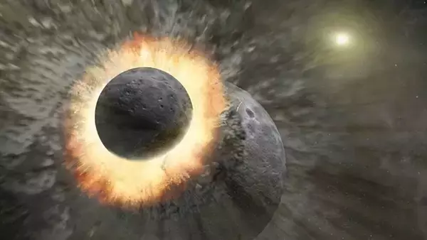 月はわずか5時間で形成された可能性。地球と原始惑星テイアの衝突シミュレーション