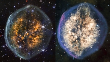 まるでむき出しの脳。ジェームズ・ウェッブ宇宙望遠鏡が捉えた頭蓋骨星雲、死にゆく星の正体