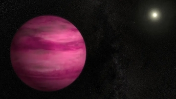 ピンク色に輝く系外天体グリーゼ504 bの大気に塩の雲を発見