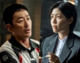 ハ・ジョンウ、ビルを狙うシム・ウンギョンと対峙…緊迫の神経戦