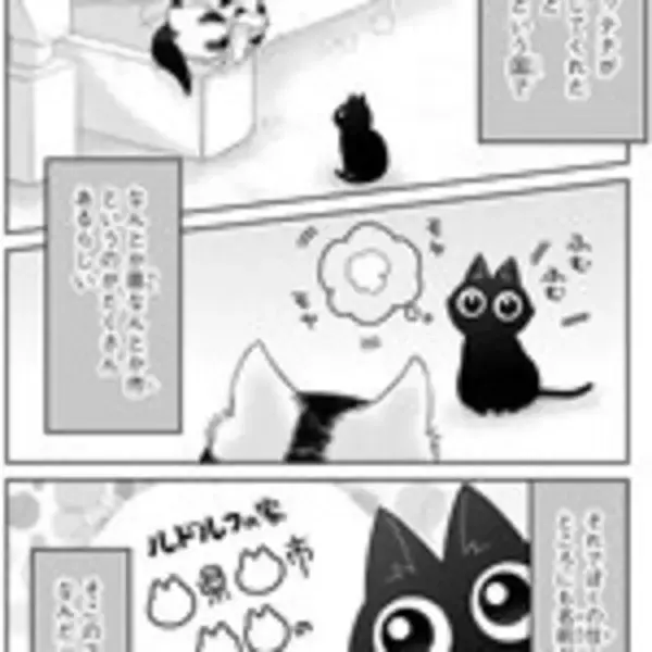 「黒猫ルドルフとボス猫イッパイアッテナの物語。不朽の名作児童文学コミカライズ!!」の画像