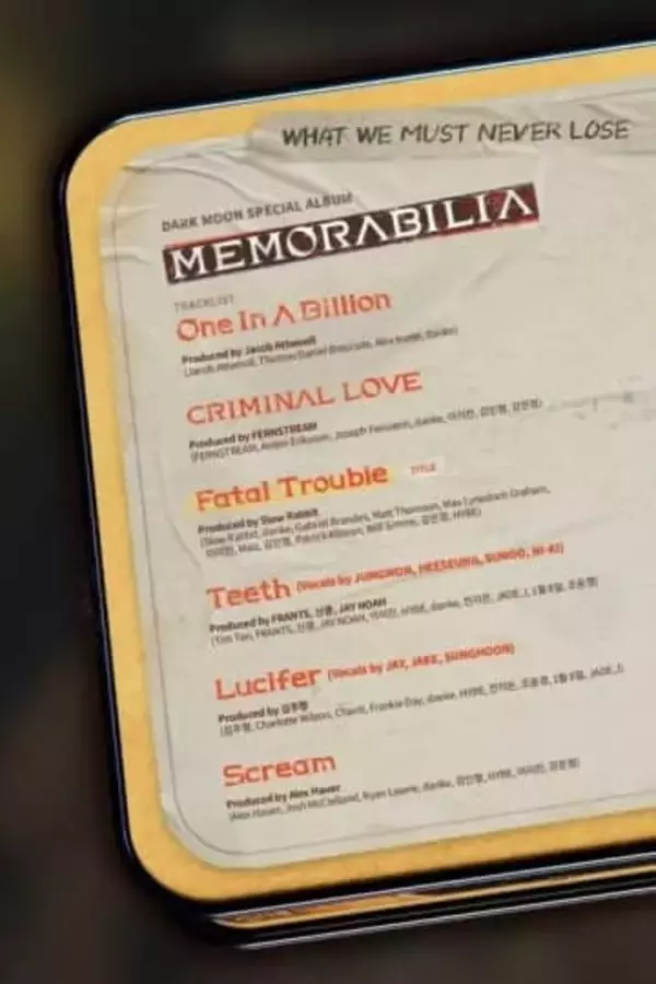 ENHYPEN、スペシャルアルバム「MEMORABILIA」トラックリストを公開…タイトル曲は「Fatal Trouble」