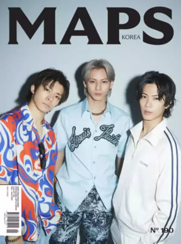 Number_i、初の日韓W表紙に！韓国雑誌「MAPS」と日本版「MAPS JAPAN」創刊号に登場