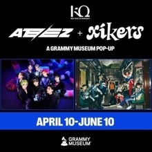 ATEEZ＆xikers、K-POP史上初！衣装や小道具がグラミー・ミュージアムに展示