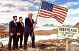 「「グリーンランドに米国旗」　AI生成か、トランプ氏投稿」の画像1