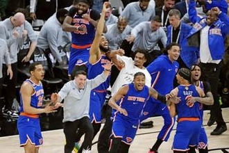 ニックス、53季ぶり優勝　NBA決勝第5戦