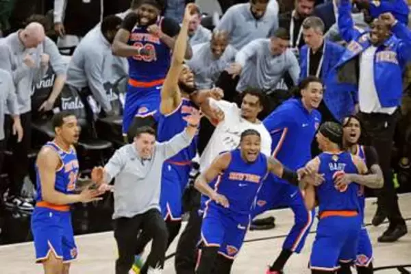 ニックス、53季ぶり優勝　NBA決勝第5戦