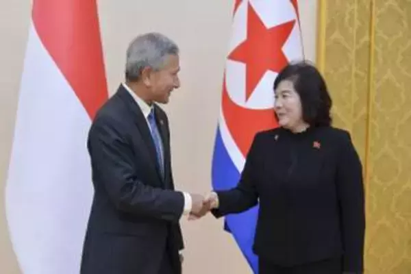 シンガポール外相が訪朝　崔善姫氏と会談、関係強化か