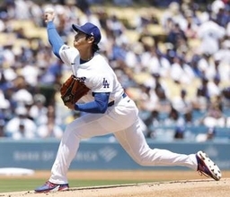 大谷、6回4失点で7勝目　岡本3番、吉田は6番