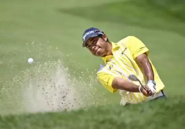 日没でプレーオフは持ち越し　米男子ゴルフ、松山14位