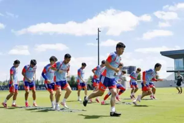 日本、チュニジア戦へ調整　久保治療、上田別メニュー
