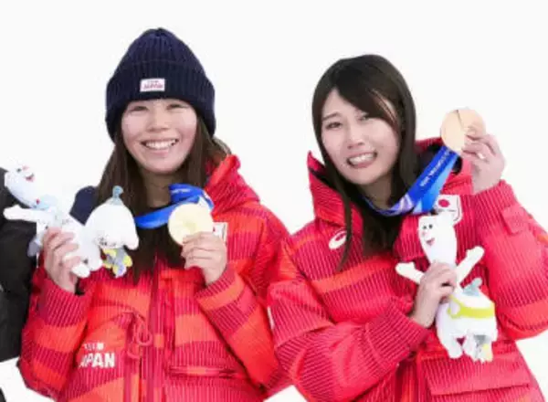スノボ19歳深田茉莉「金」　冬季五輪の日本女子最年少