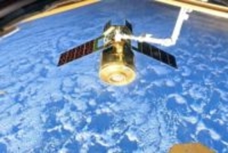 新型補給機が宇宙基地離脱　飛行続け新技術実験へ