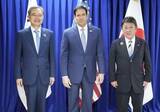 「中国ミサイルに懸念共有　日米韓外相、対北朝鮮で連携」の画像1