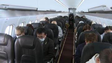 北方領土の元島民、上空から慰霊　高齢化で体への負担配慮