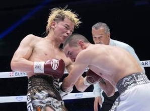 那須川天心がTKO勝ち　WBC世界挑戦者決定戦