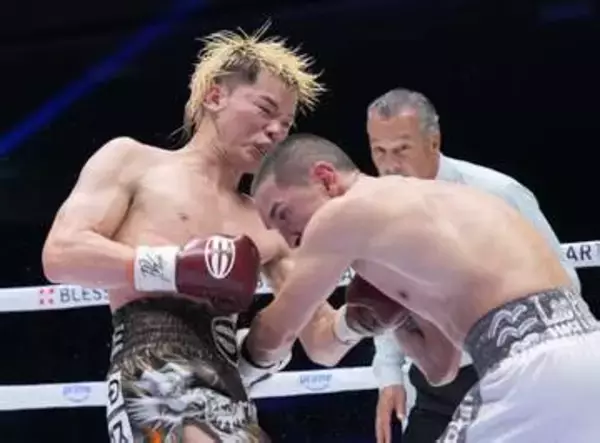 那須川天心がTKO勝ち　WBC世界挑戦者決定戦