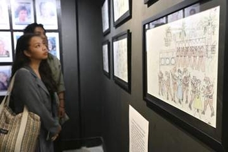 戦時の性暴力実態、次世代へ　比で慰安婦テーマの展覧会