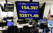 円急騰、一時153円台　東証1100円安、為替介入警戒