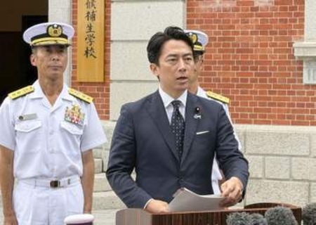 日本製鉄跡地、早期整備に意欲　小泉防衛相視察、広島・呉市