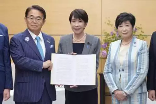 首相、水素エネ活用に意欲　愛知知事ら緊急要望
