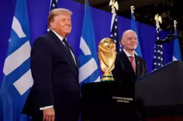 トランプ氏、W杯「最も成功」　大会を自賛、決勝前に