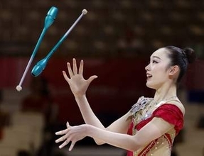 喜田未来乃は前半19位　五輪予選の世界新体操が開幕