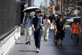 NYやワシントンで37度超え　熱波、建国250年行事に影響も