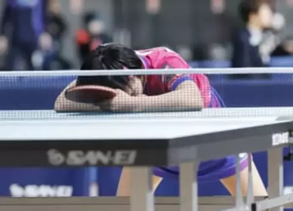 松島美空、小学生初16強ならず　全日本卓球、世界11位に屈す