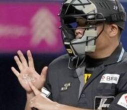 回復祈り、審判員が「29」　試合で負傷した川上さんに