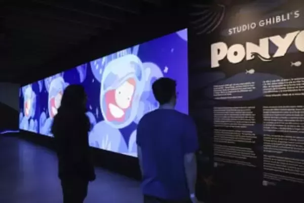 米国で「ポニョ展」報道公開　ジブリ寄贈の120点超