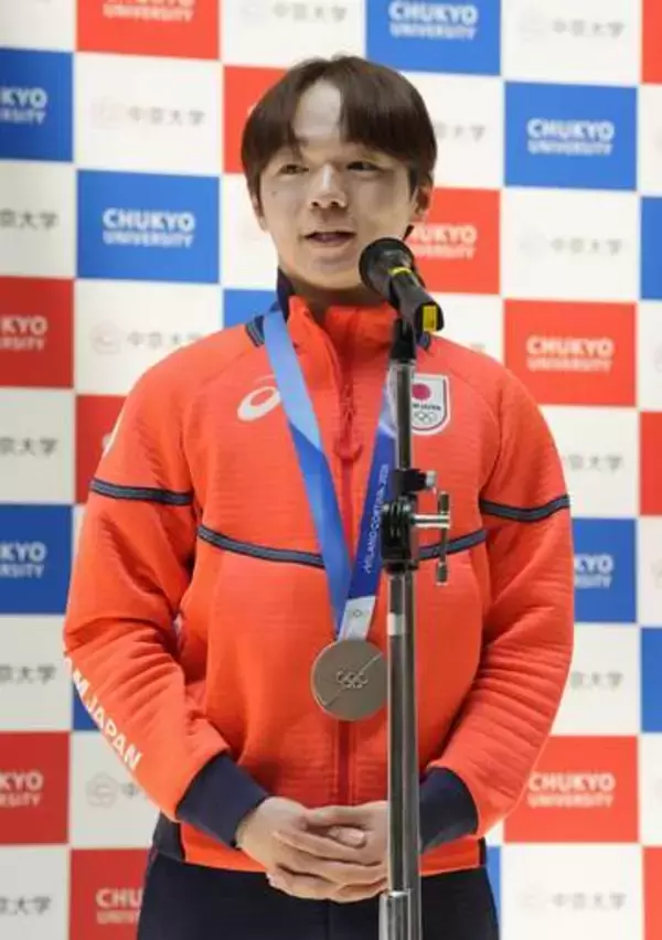 鍵山優真「頑張って卒業したい」　中京大でミラノ五輪報告会