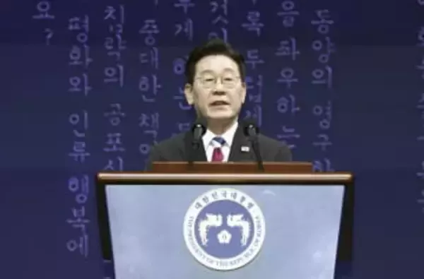 「韓日両国が未来を共に開く時」　李在明大統領、独立運動式典で