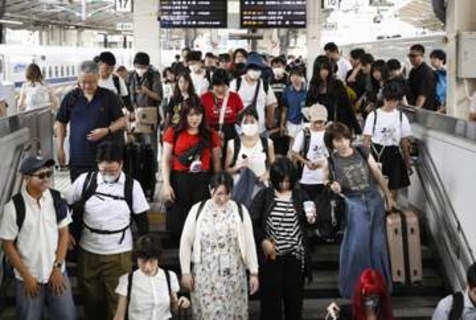 お盆の予約、371万席　JR各社、前年比3％増