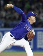 ヤ0―1中（3日）　柳、4季ぶり完封で初白星