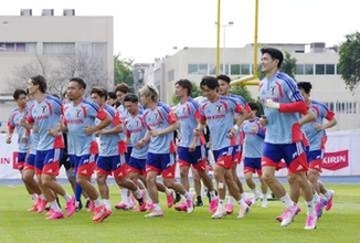 日本、モンテレイで初練習　W杯事前合宿、暑さ対策で