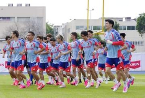 日本、モンテレイで初練習　W杯事前合宿、暑さ対策で